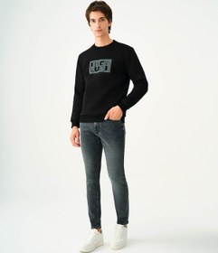 Resim Loft Erkek Jean Pantolon Koyu Gri Lf2037012 Justin Skinny Fit Koyu Gri 