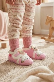 Resim Gezer Bebe Kız Çocuk Kışlık Cırtlı Ayarlanabilir Günlük Okul Kreş Panduf Ayakkabı GA2KBM.03362.00 