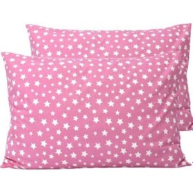 Resim 2'li Ranforce Pamuk Standart Yastık Kılıfı 50x70 