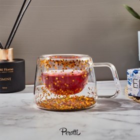 Resim Perotti Double Stars Cidarlı Kupa 200 ml 