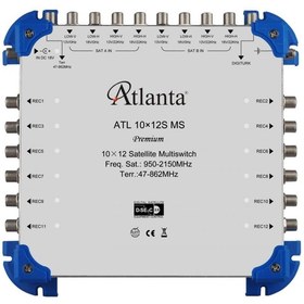 Resim Atlanta 10/12 10x12 Santral Merkezi Sistem Multiswitch Sonlu / Karasal Aktif + Adaptör 