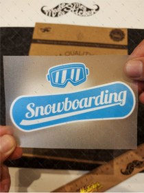 Resim Bay Etiket Hbg44 Snowboard Etiketi 