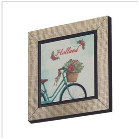 Resim Hollanda Bisklet Görseli Baskılı Mdf Magnet 146 