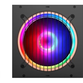 Resim Rampage RGB-600 600W 80 Plus Bronze 12 cm RGB Fanlı Güç Kaynağı 