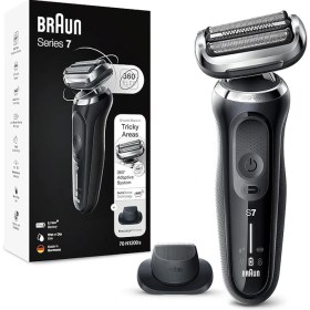 Resim Sakal Giyotin, Wet & Dry, Şarj Edilebilir, Kablosuz Folyo Razor, Gümüş, 70-N1200S ile Erkekler Için Braun Series 7 Tıraş Makinesi 