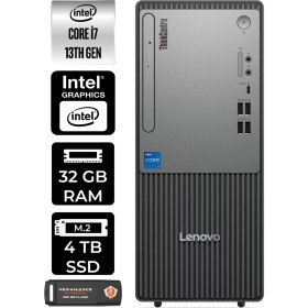 Resim Lenovo Thinkcentre Neo 50T Gen 5 Intel Core I7 13700 32GB 4tb SSD Freedos Masaüstü Bilgisayar & Per4 USB Bellek 12UB000LTRP320 
