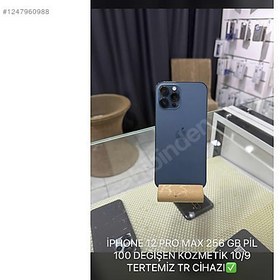 Resim Apple iPhone 12 Pro Max İkinci El TR | 256 GB | Mavi 