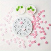 Resim 1 adet Mini Kiraz Çiçeği Silikon Kalıp DIY Mumlar ve Reçine El Sanatları için - Çiçek Aromaterapi Plastik Döküm Kalıbı, El Yapımı Hediyeler ve Dekorasyonlar için İdeal, Çiçek Kalıbı DIY El Sanatları 