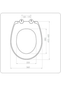 Resim Nkp İpek Thermoplast Yavaş Kapanan Klozet Kapağı - Nkp0304 