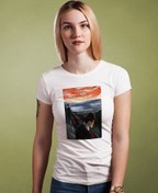 Resim Çaresizlik Kadın Tişört 