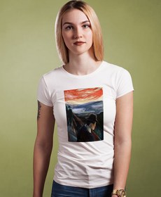 Resim Çaresizlik Kadın Tişört 