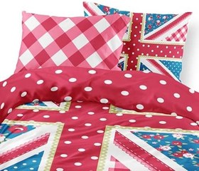 Resim Helen George Britt Kırmızı Genç Nevresim Takımı 