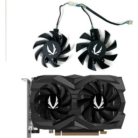 Resim Zotac 1660 1660s 1660ti 65mm 75mm Ekran Kartı Fanı 