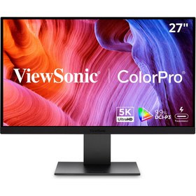 Resim ViewSonic VP2788-5K 27" 75Hz 5Ms HDMI+DP+USB-C HDR WUHD IPS Pivot Vesa Monitör 