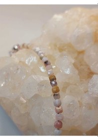 Resim Opal Taşı Küp Şekilli 2.5mm Bileklik 45310 Çok Renkli 