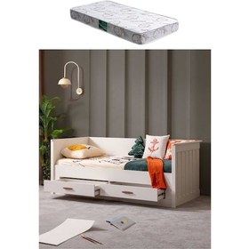 Resim Karyola, Leton Çekmeceli Karyola + Comfort Yatak 