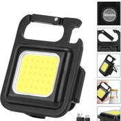 Resim Genel Markalar Mini Led, Anahtarlı El Feneri, Flash, Mıknatıslı , Su Geçirmez, Şişe Açacaklı , Şarjlı 
