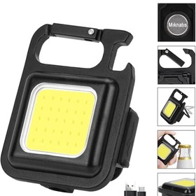 Resim Genel Markalar Mini Led, Anahtarlı El Feneri, Flash, Mıknatıslı , Su Geçirmez, Şişe Açacaklı , Şarjlı 