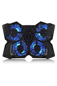 Resim Dexim Dna001 13"-18" 4 Fan Ledli Notebook Soğutucu Stand Özel Sessiz Fan 