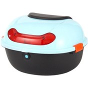 Resim Dolıty Motosiklet Kuyruk Kutusu Büyük Kapasite Açık-mavi Açık Mavi 