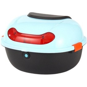 Resim Dolıty Motosiklet Kuyruk Kutusu Büyük Kapasite Açık-mavi Açık Mavi 