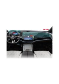 Resim Mercedes E220 2024 Hayalet Gösterge Ve Yolcu Ekran Uyumlu Mat Ekran Koruyucu 