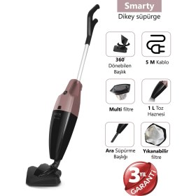 Resim Sarex - SR-5010 Smarty Dikey Elektrikli Süpürge - Rose 