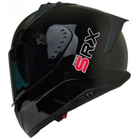 Resim Mts M-801-Snake Güneş Vizörlü Kask Parlak Siyah 