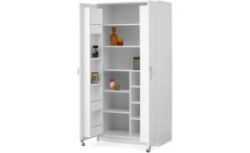 Resim Erezoğulları Mobilya Ekonomik 2 Kapılı Mutfak Kiler Erzak Dolabı 86X50X180 