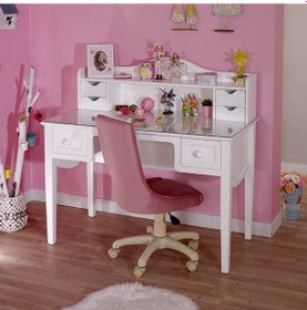 Resim Meltem Kids Classy Beyaz Genç Odası Çalışma Masası Beyaz 