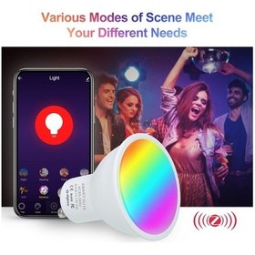 Resim Pazly 5w Akıllı Gu10 Led: 16m Renk, Rgb Beyaz, Uzaktan Ses Kontrolü Lemestar Akıllı Aydınlatma, Akıllı Yaşam İçin Mükemmel Seçim 