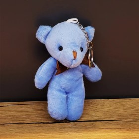 Resim Akıllı Durak Mavi Hediyelik Kese İçinde Ayıcık 