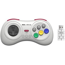 Resim 8bitdo M30 2.4g Kablosuz Gamepad Oyun Kolu Nintendo Switch ,sega Genesis Mini ve Mega Drive Mini Uyumlu 
