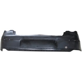Resim BZT Volkswagen Passat- B6- 05/10; Arka Tampon Siyah (Bant Delikli/Karliksiz Sensör Deliksiz 3C5807417GRU 