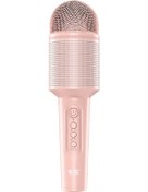 Resim Hombey Soaiy Mc8 Kablosuz Bluetooth Mikrofon - Ev Karaoke Sistemi, Müzik Çalar, Ses Kartı, Telefon İle Kanta, Pembe 
