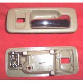 Resim Honda Accord- 1990-1993 Ön Kapı İç Açma Kolu Sağ Bej Elceği Nikelajlı Adet Oem No:72125sm4003ze 