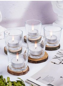 Resim Melli Home Mumluk Cam Şeffaf 5 Adet 168717968 Beyaz 