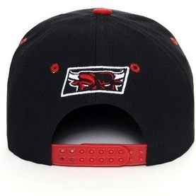 Resim Berellini Chicago Bulls Hip-hop Şapka Özel Kolleksiyon Siyah - Kırmızı 
