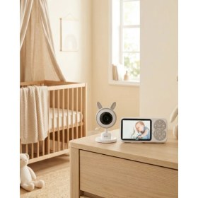 Resim Store Mania Ieg™ Bebek Kamerası Karşılıklı Konuşma Rgb Işık Gece Görüşü ve Sıcaklık Alarmı 