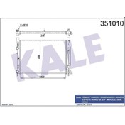 Resim KALE OTO Radyatör 351010 Radyatör Kangoo II 1.2Tce-1.5DCI 1.6 16V 08- Cıtan W415 12- 