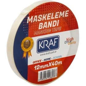 Resim Kraf 24 Adet Maskeleme Bandı 12MMX40METRE Kağıt 