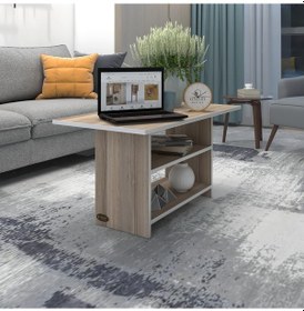 Resim Kenzlife orta salon sehpası boston crd 075*070*50 yemek masası 