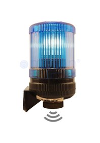 Resim Mesan Ø70 1 Kat Işıklı Kolon Sabit Ampul Buzzer Duvar Montaj 