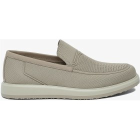 Resim Greyder Erkek Bej Hakiki Deri Loafer Ayakkabı 6Y1UA64804 