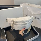 Resim 1 adet Basit Şık Crossbody Çanta, Yürüyüş Bel Çantası 