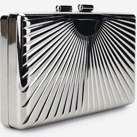 Resim Valmenti Kadın Vegan Gri Abiye Çanta 1083 0014 Bn Cnt Y25 Gumus GRİ 