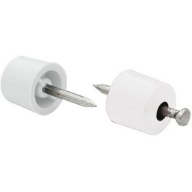 Resim Ayder 1809 Çivili Raf Pimi Beyaz (100 Adet) 