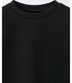 Resim Fasardi Super Bear Adventure Süper Ayı Baskılı Oversize Pamuk Kısa Kollu Unisex Çocuk T-shirt Siyah 