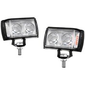 Resim Motosiklet Sis Farları Uyarı Sıçrama Lambası 6 Renkli Sis Lambaları Led Spot Işık Yardımcı Işık Far Ampulü Sürüş Lambası 