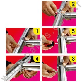 Resim Pakas Pks-01-I Balkon Çamaşır Kurutma Askısı Yuvarlak Inox Gümüş 